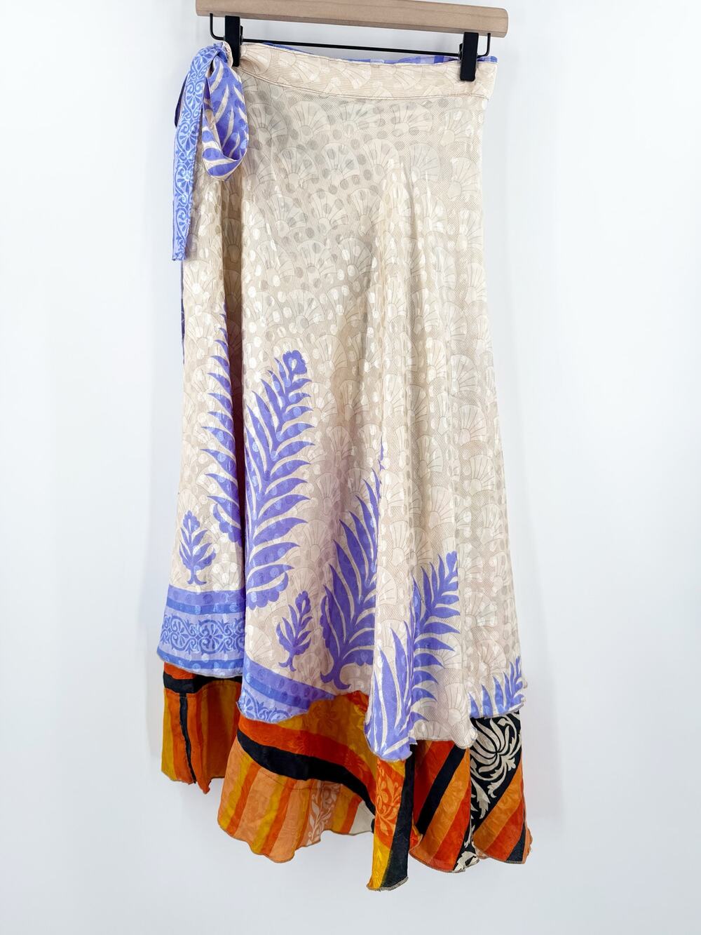 ZURY Wrap Skirt Free Size Boho Festival Hippie Bohemian Rave Made in India Rayon